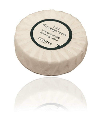 Hermès Eau d'Orange Verte Bath Soap Set – 5 Travel‑Size Soaps (1.7 oz each), Individually Wrapped
