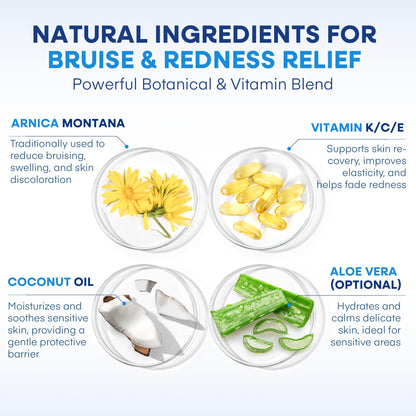 Hermon Arnica Bruise Cream with Vitamin K – Sensitive Skin & Face Formula, Extra Strength Hydrating Moisturizer 2 Oz