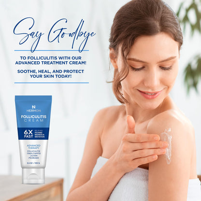 Hermon Folliculitis Cream 100g | Gentle Support for Scalp, Face & Body