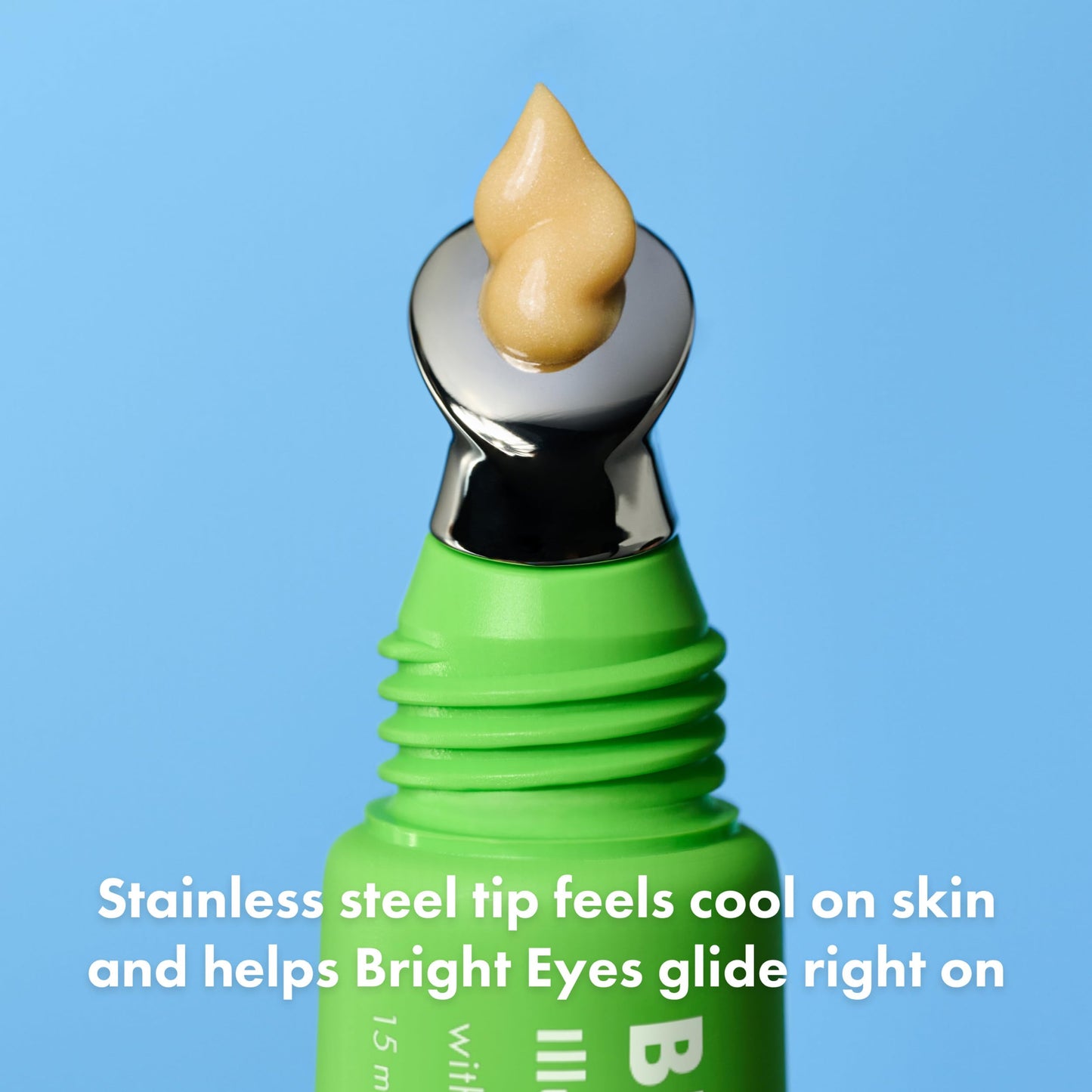 HERO COSMETICS Bright Eyes Illuminating Eye Cream – Cooling Stainless Steel Tip for Bright Under-Eyes