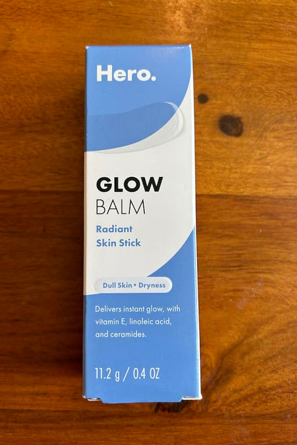 Hero Cosmetics Glow Balm Radiant Skin Stick – Dewy Glow for Acne-Prone Skin | 0.4 oz