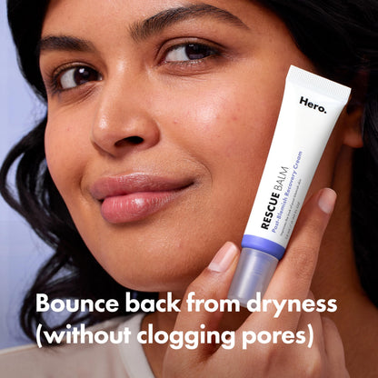 Hero Cosmetics Rescue Balm (New Formula) – Hydration for Post-Blemish Marks | Non-Comedogenic & Dermatologist-Tested | 15mL