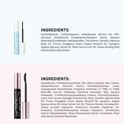 Heroine Make by KISSME Volumizing Waterproof Mascara — Curvy Brush, 24h Curl Hold, Oil-Free Remover (2 Set)