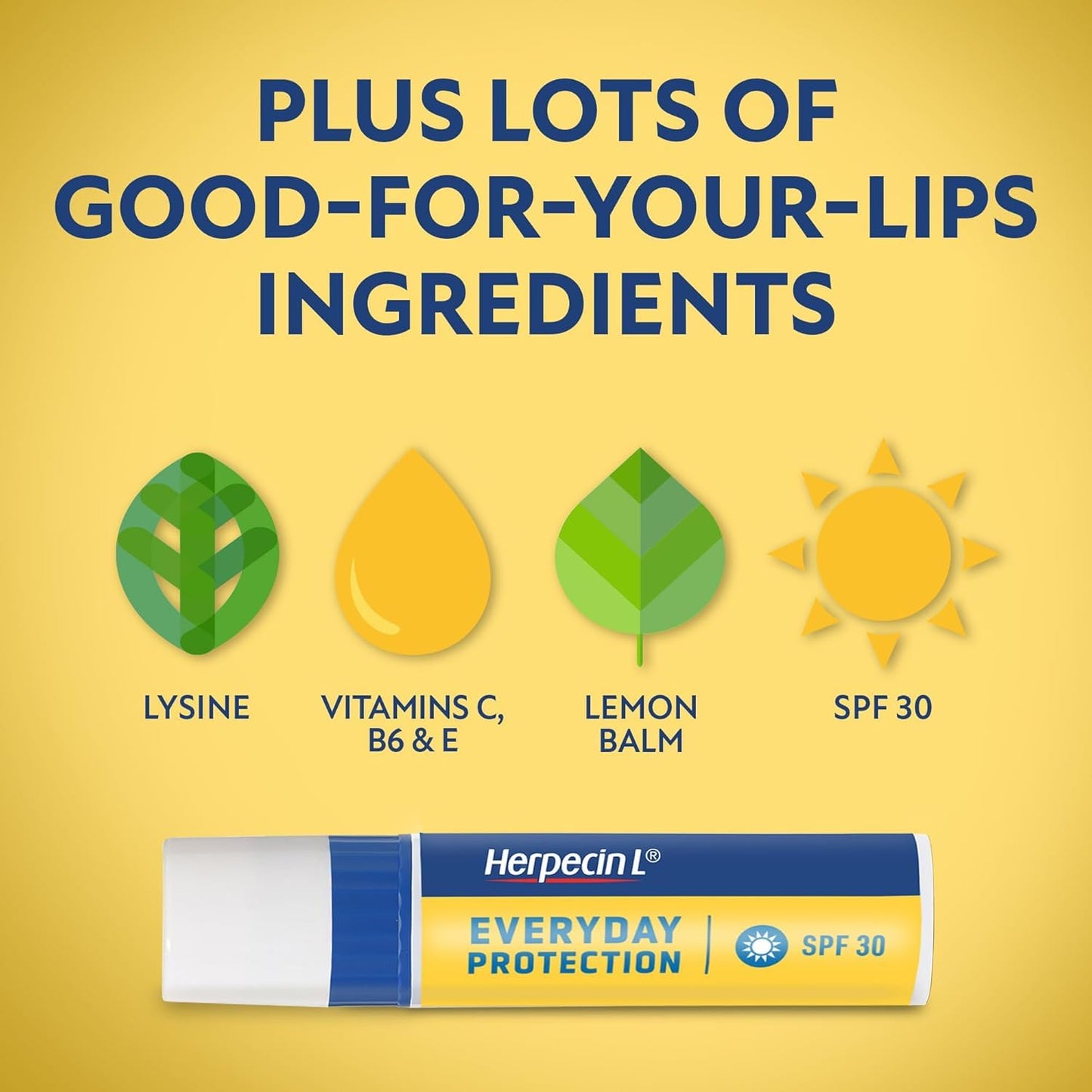 Herpecin-L Lip Balm 0.1 oz – SPF 30 Daily Lip Protection