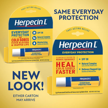 Herpecin-L Lip Balm 0.1 oz – SPF 30 Daily Lip Protection