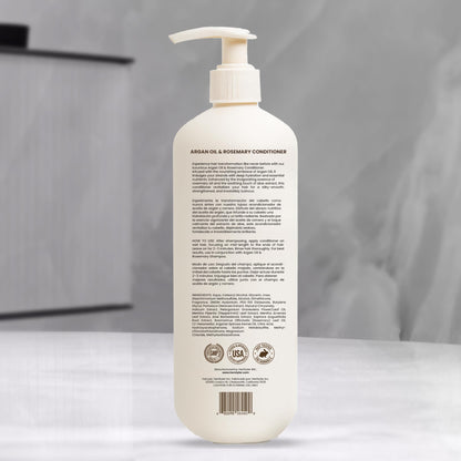 HerStyler Argan Oil Conditioner - Hydrates, Detangles & Shine for Dry, Damaged, Color-Treated Hair – 33.8 fl oz