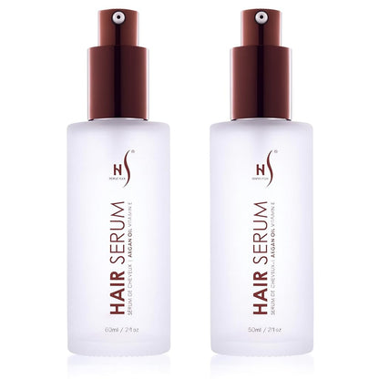 Herstyler Argan Oil Serum for Natural Shine | Anti-Frizz Hair Serum for Damaged Tresses (Pack of 2)