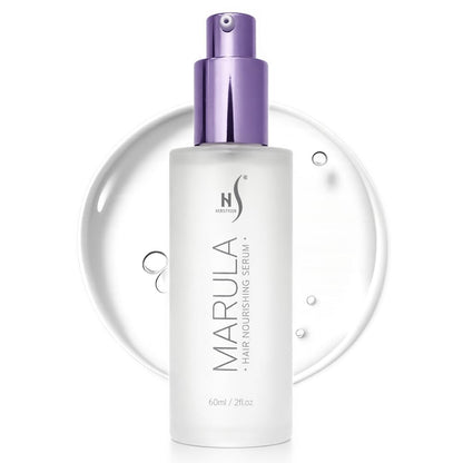 HerStyler Marula Oil Hair Serum – Anti-Frizz Shine for Frizzy or Damaged Hair | 2 oz