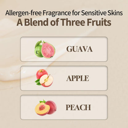 HEVEBLUE Salmon Fruity Centella Body Cream – Gentle, Hypoallergenic K-Beauty for Sensitive Skin