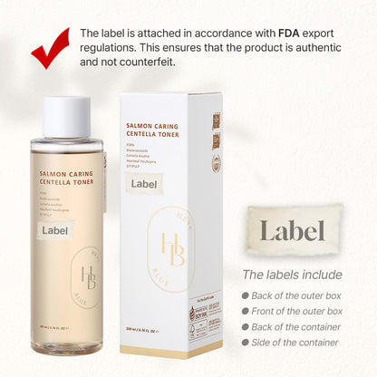 HEVEBLUE Salmon Caring Toner - pH 5.5, Centella, Salmon Roe & PDRN | Korean Skincare