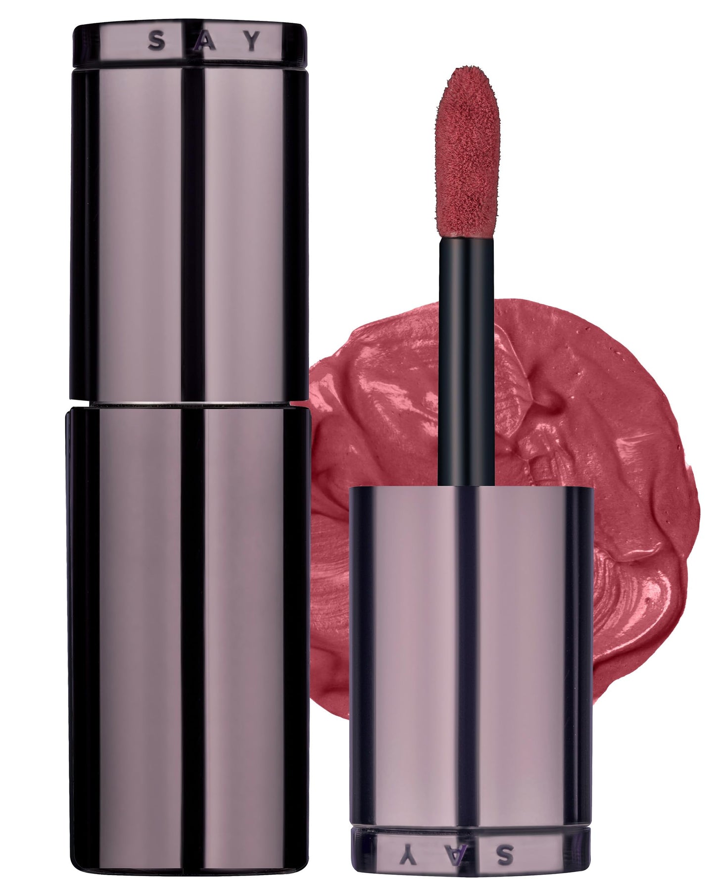 HEVVYMAKEUP Blurring Effect Lip Tint – Airy Velvet, Longwear, Vegan, Sweet Rosy