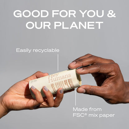 Hey Humans Deodorant | Aluminum-Free, All-Day Odor Control with Naturally Derived Ingredients