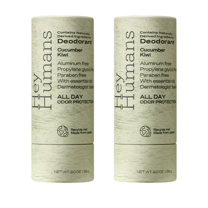 Hey Humans Aluminum-Free Deodorant – Cucumber Kiwi, All-Day Freshness for Everyone