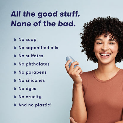 HiBAR Moisturize Shampoo & Conditioner Set — Hydration for Dry Hair (Plastic-Free, Vegan)