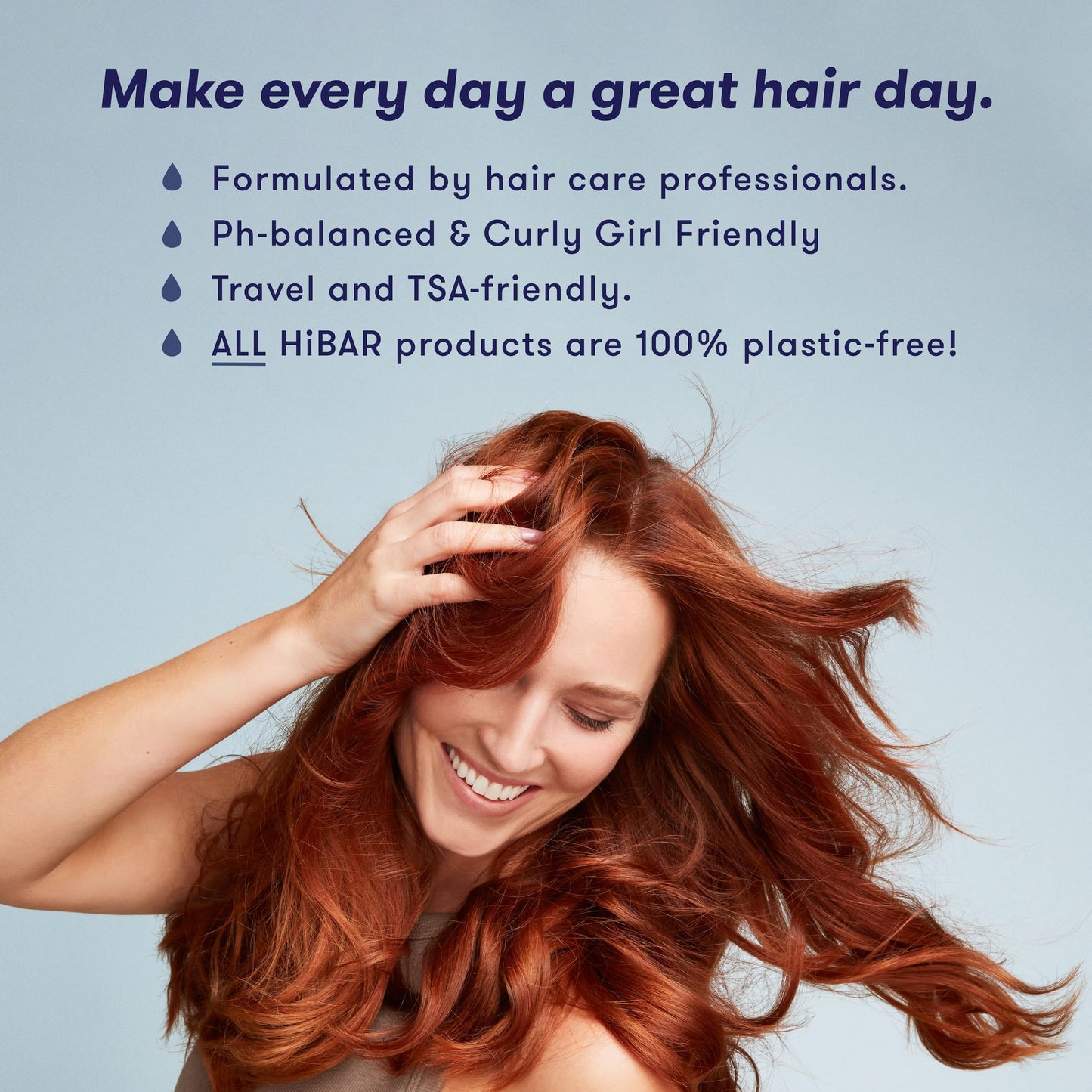 HIBAR Moisturize Conditioner Bar – Deep Hydration for Dry Hair (Plastic-Free, Vegan)
