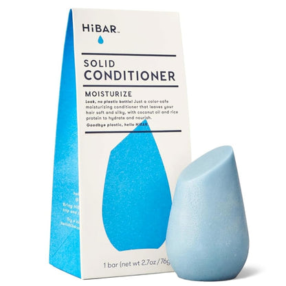 HIBAR Moisturize Conditioner Bar – Deep Hydration for Dry Hair (Plastic-Free, Vegan)