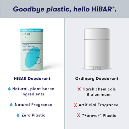 HIBAR HiBAR Sensitive Deodorant with Sea Moss & Aloe — Aluminum-Free, Baking Soda-Free, Gentle on Sensitive Skin