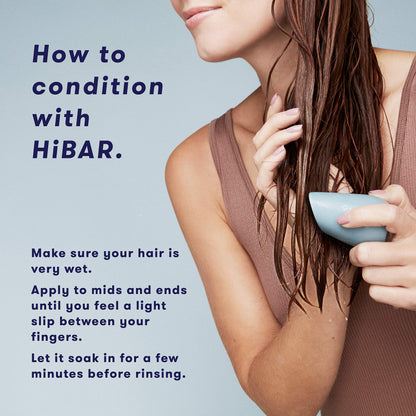HIBAR Soothe Shampoo Bar – Dry, Itchy Scalp Relief, Plastic-Free