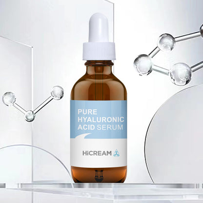 Hicream Hyaluronic Acid Serum for Face — Brightening, Hydration & Even Tone (2 Oz)