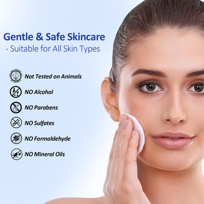 Hicream Glycolic Acid Exfoliating Pads | Dual-Texture Toner for Pore Care & Radiance