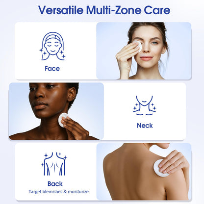 Hicream Glycolic Acid Exfoliating Pads | Dual-Texture Toner for Pore Care & Radiance