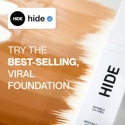 Hide Premium Liquid Foundation | Waterproof, Buildable Coverage for All Skin Tones – Linen