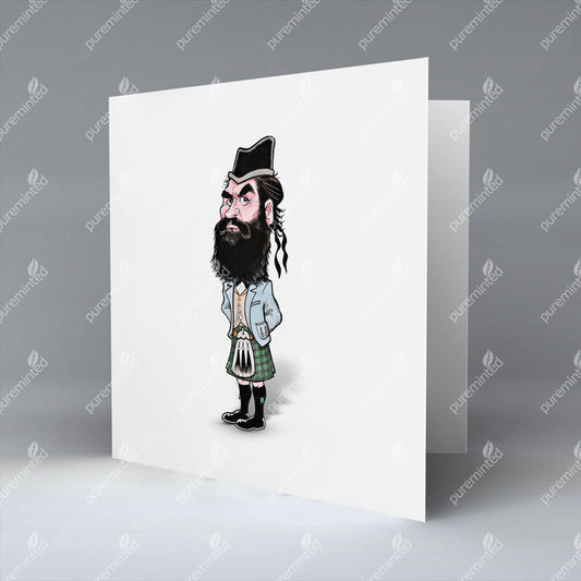 Highland Billy - Greetings Card