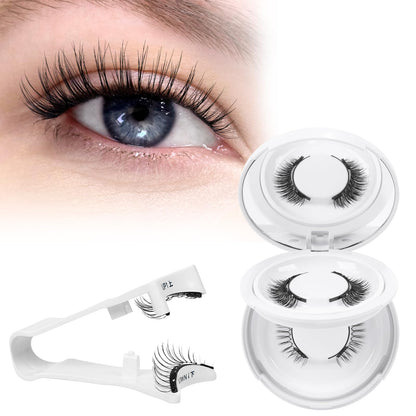 Higu clace Magnetic Eyelashes – 2 Pairs with Applicator | No Glue, Easy Wear