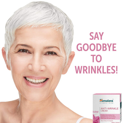 Himalaya Anti-Wrinkle Cream – Smooth Wrinkles, Fine Lines & Dark Spots, 1.69 oz (Pack of 2)