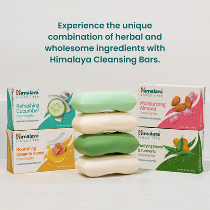 Himalaya Moisturizing Almond Cleansing Bar – 6 Pack