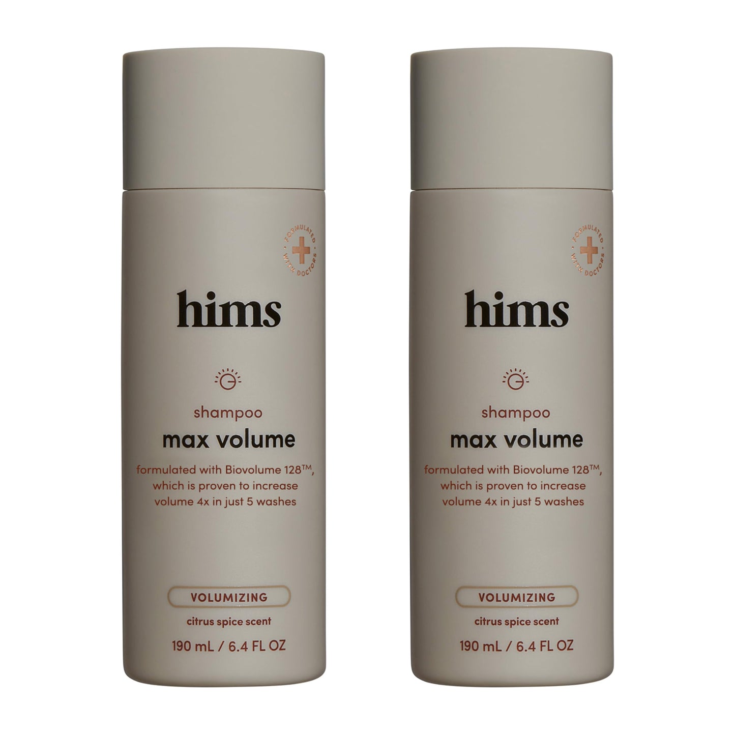 hims Max Volume Shampoo, 2 Pack – Volumizing Biotin Shampoo for Men | Citrus Spice