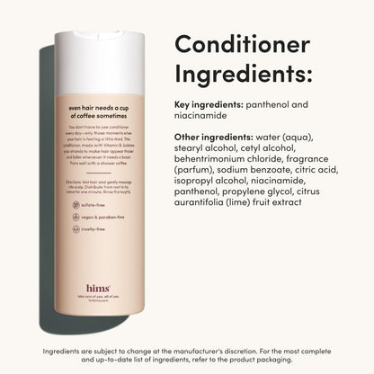 hims Thick Fix Shampoo & Conditioner Set — Saw Palmetto for Fuller-Looking Hair (Vegan, Sulfate-Free)