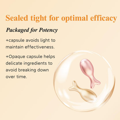 HKH Vitamin C & Retinol Serum for Face – Day & Night Capsule Skincare