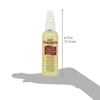 HNP Placenta Original Leave-In Conditioning Hair Treatment – Pump, 5 oz (Pack of 2)