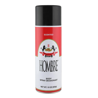 HOMBRE Red Deodorant Spray 10oz (283g) – 2 Pack with 80% More Product