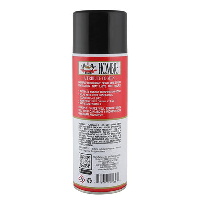 HOMBRE Red Deodorant Spray 10oz (283g) – 2 Pack with 80% More Product