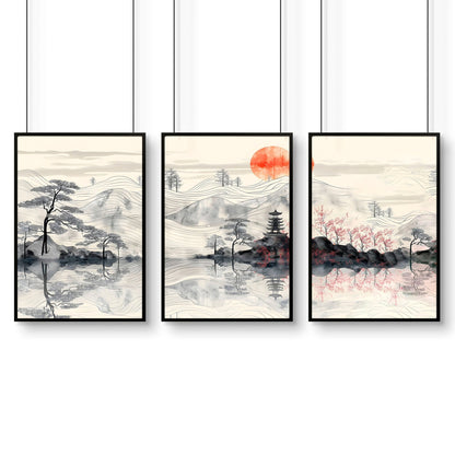 Home Office Wall | Set of 3 wall art prints