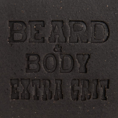 Honest Amish Beard & Body Soap Extra Grit — Pack of 2 | Handcrafted Exfoliating Bars