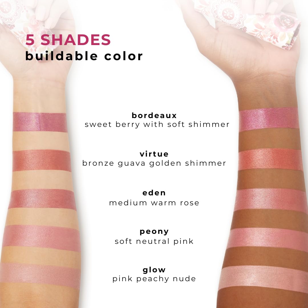 Honeybee Gardens Color Within Reach MultiStick Peony — Soft Pink, Vegan & Cruelty-Free