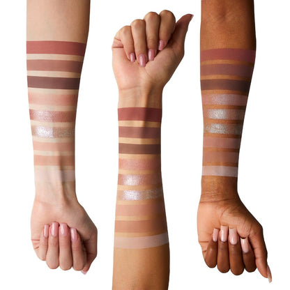 Honeybee Gardens Timeless Magnolia Eye Shadow Palette | 9 Shades Matte & Shimmer