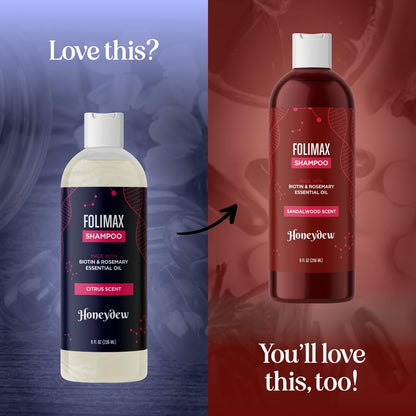 Honeydew Folimax Biotin Shampoo for Thinning Hair – Volumizing, Color Safe, Sulfate Free