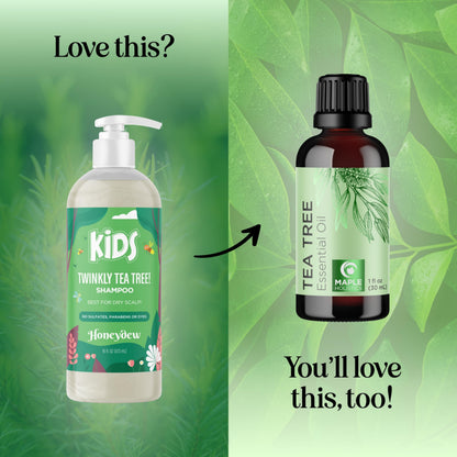 HONEYDEW Cleansing Kids Shampoo for Dry Scalp – Tea Tree & Rosemary Oils