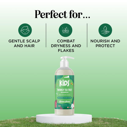 HONEYDEW Cleansing Kids Shampoo for Dry Scalp – Tea Tree & Rosemary Oils
