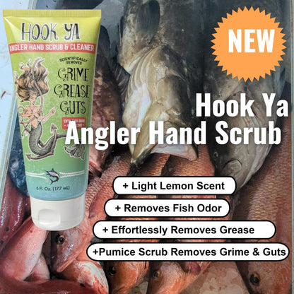 Hook'Ya Fishing Hand Soap – Odor-Removing Degreaser for Anglers | 2 Pack 12oz