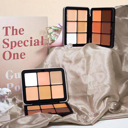 HOSAILY 12-Color Cream Concealer Palette – Long-Wearing, Waterproof, Blendable Coverage