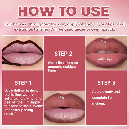 HOSAILY Peel Off Lip Liner Stain Tattoo – Long Lasting Pink Lip Set