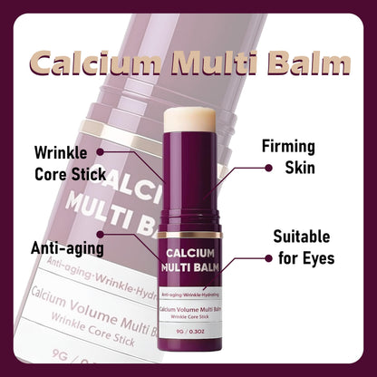 HOUYAN Calcium Balm – Multi-Balm for Lip, Eye & Neck | Hydration, Almond & Vitamin E