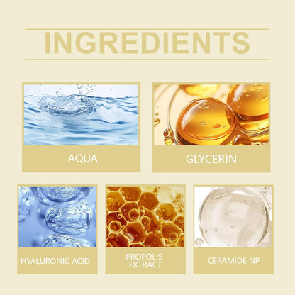 HOYGI Propolis Toner – Hydrating Face Toner with Propolis & Hyaluronic Acid for Glass Skin | 3.38 fl oz
