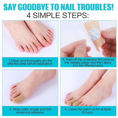 HQCC Fungal Nail Patches – 21-Count Professional Nail Care Solution