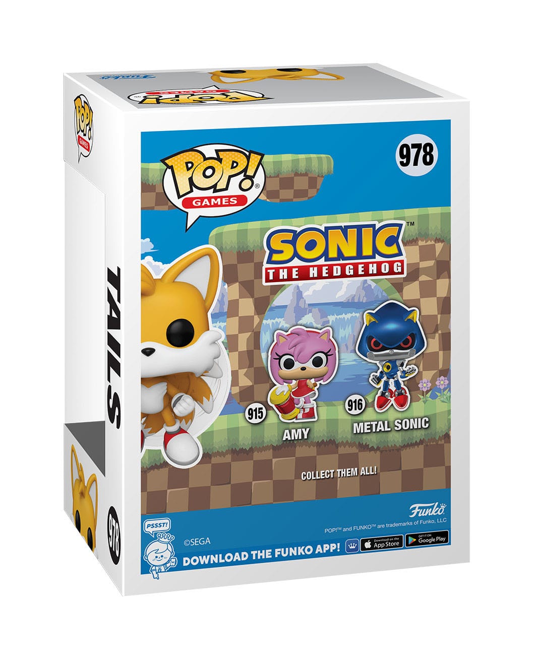 Sonic The Hedgehog Funko POP! Tails (Flying) & Chase Variant (978)